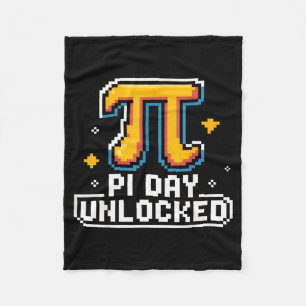 Couverture Polaire Jour de Pi 14 mars Math Nerd Tarte Nourriture Cade