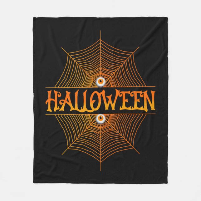 Couverture Polaire Jour d'Halloween (Devant)