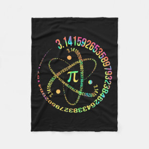 Couverture Polaire Jour Pi 3.14 Spiral Numéro Pi Enseignante Math Fem