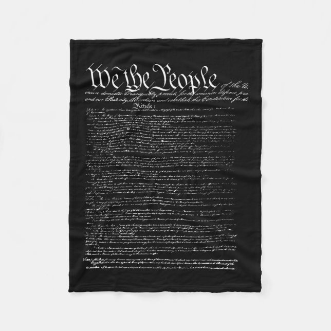 Couverture Polaire Jour Préambule De La Constitution Nous Le Peuple (Devant)