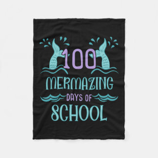 Couverture Polaire Jours D'École Pour Filles Sirène Cadeau