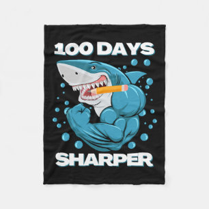 Couverture Polaire Jours Sharper Shark Plaisir 100 Jours D'École