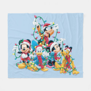Couverture Polaire Joyeuses fêtes   Mickey & Friends
