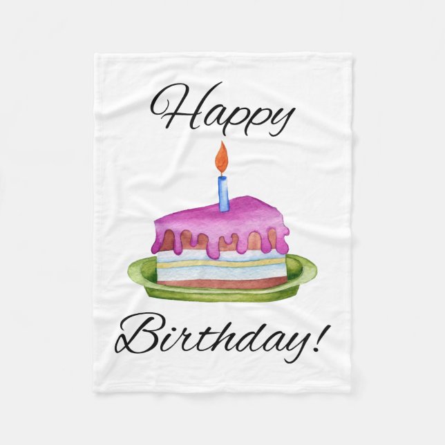 Couverture Polaire Joyeux anniversaire ! (Devant)