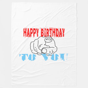 Couverture Polaire Joyeux Anniversaire Pour Vous