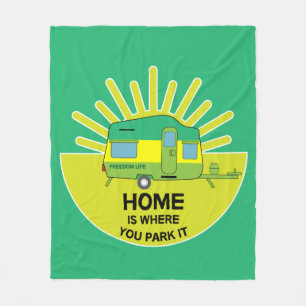 Couverture Polaire Joyeux caravaner Cadeaux Caravan Caravane Mu