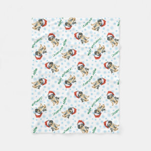 Couverture Polaire Joyeux Howlidays Bluetick Fleece Blanket