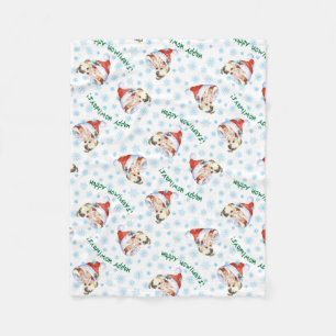 Couverture Polaire Joyeux Howlidays Chinois Crested Fleece Blanket