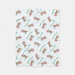 Couverture Polaire Joyeux Howlidays Great Dane