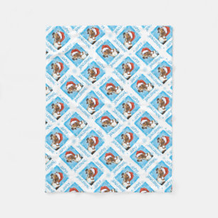 Couverture Polaire Joyeux Howlidays Treeing Walker Fleece Blanket