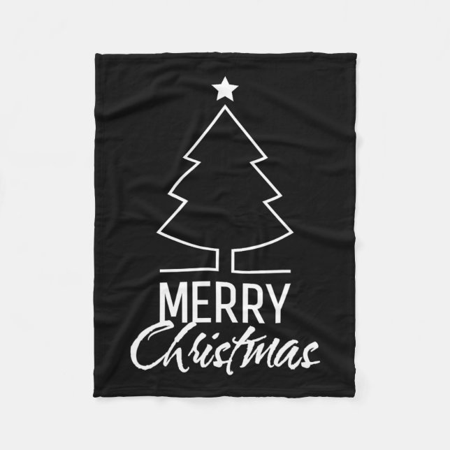 Couverture Polaire Joyeux Noël Femmes Hommes Enfants Garçons Filles N (Devant)