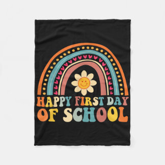 Couverture Polaire Joyeux premier jour d'école pour les enseignants K