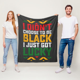 Couverture Polaire Juneteenth Je n'ai pas choisi d'être Noir