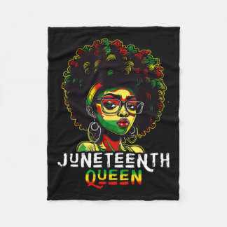 Couverture Polaire Junetten Black Melanin Queen Natural Afro Hair W