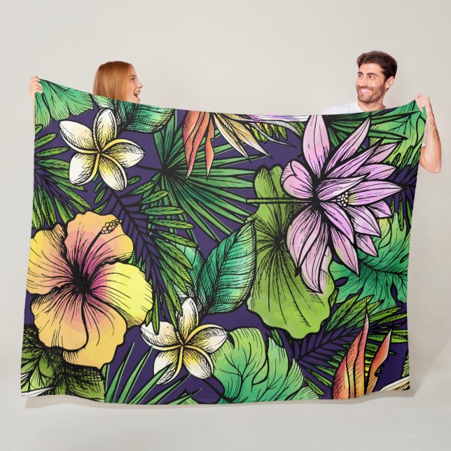 Couverture Polaire Jungle (En situation)