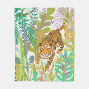 Couverture Polaire Jungle Roar - Tigre
