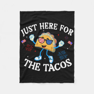 Couverture Polaire Juste Ici Pour Les Tacos Sungles Drôle 4 juillet