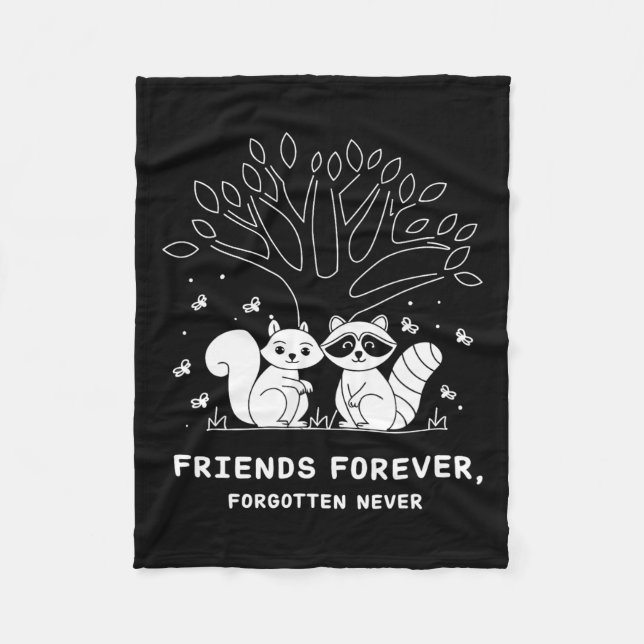 Couverture Polaire Justice Pour L'Arachide L'Écureuil - Noël Noël S (Devant)