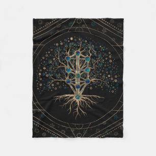 Couverture Polaire Kabbalah L'Arbre du Marbre et de l'Or