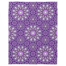 Kaleidoscope bleu violet Pinwheel Mandala Motif