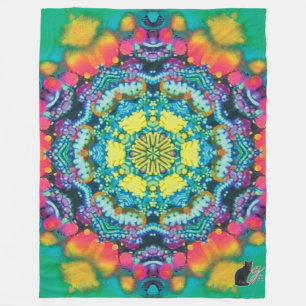 Couverture polaire kaléidoscope en baryum