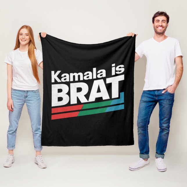 Couverture Polaire Kamala est Brat (En situation)