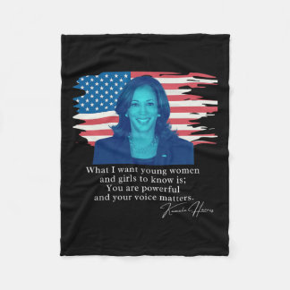 Couverture Polaire Kamala Harris cite Tee