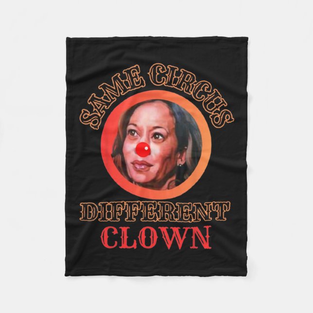 Couverture Polaire Kamala Harris Clown Kamala Harris Harris Wheimer 2 (Devant)