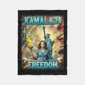 Couverture Polaire Kamala Pour Le Président Slogan Statue Liberty Pro