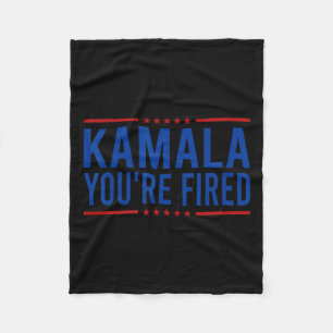 Couverture Polaire Kamala Vous êtes licencié 2024 Drôle Donald Trump 