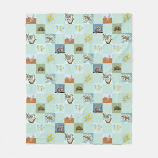 Couverture Polaire Kanga Koala Platypus Possum and Echidna
