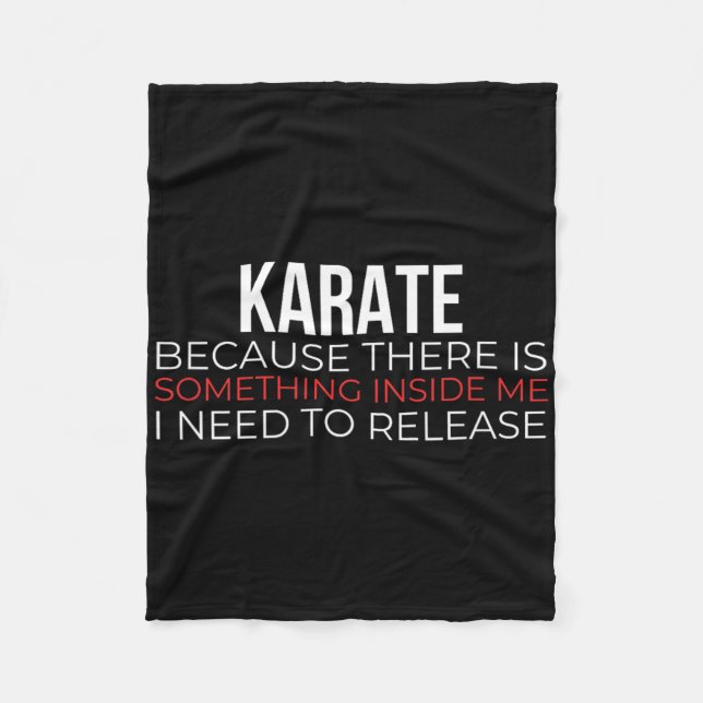 Couverture Polaire Karate Arts martiaux japonais Shotokan Martial Art (Devant)