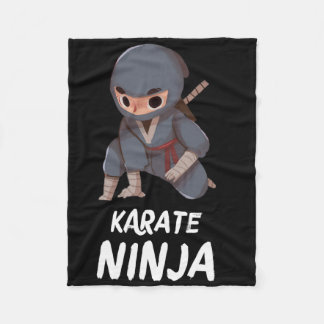 Couverture Polaire Karate Ninja Boy Funny Arts Martiaux Sports
