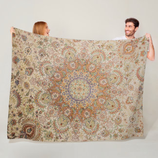 Couverture Polaire Kashan Poshti Central Persian Ruban Print