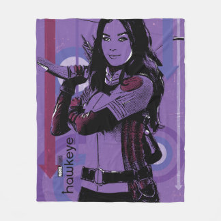 Couverture Polaire Kate Bishop Graphic