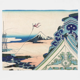 Couverture Polaire Katsushika Hokusai - Asakusa Honganji temple, Edo