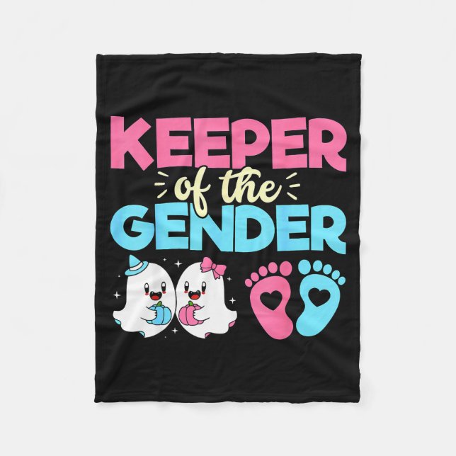 Couverture Polaire Keeper Of The Gender Pumpkin Halloween Baby Gender (Devant)