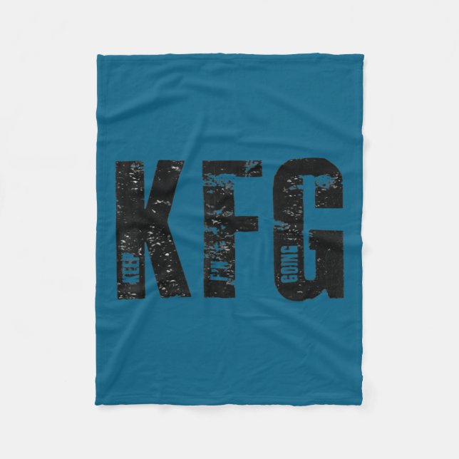 Couverture Polaire Kfg Keep F'n Going Military Style  (Devant)