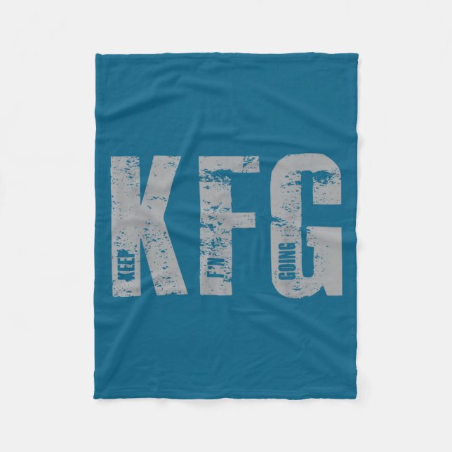 Couverture Polaire Kfg Keep F'n Going Military Style  (Devant)