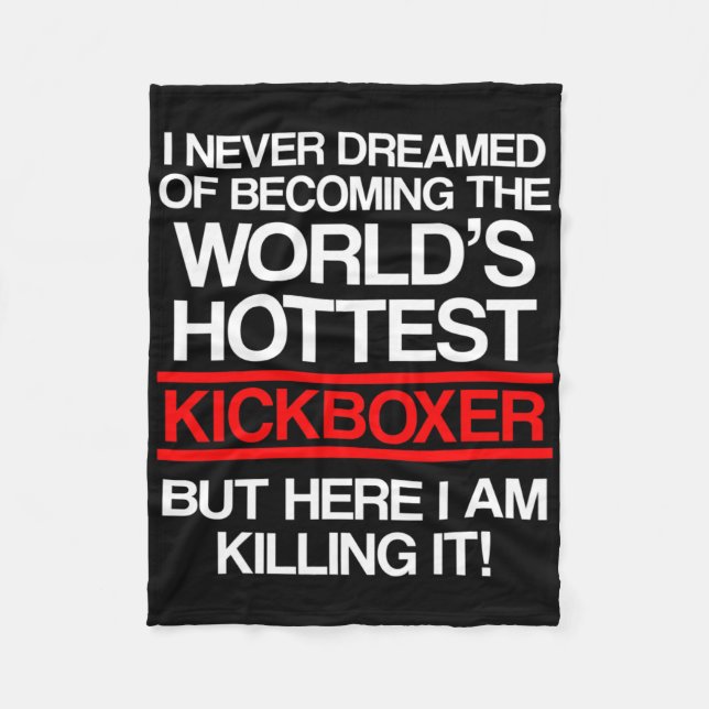 Couverture Polaire Kickboxing Dreamed Kick Boxing Workout  (Devant)