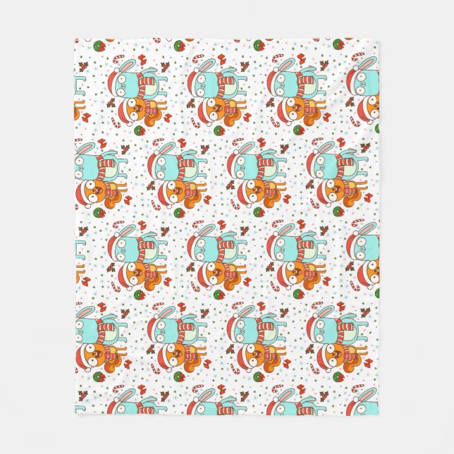 Couverture Polaire Kiff and Barry Holiday (Devant)