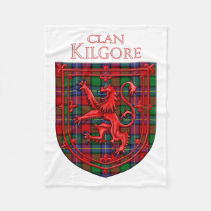 Couverture Polaire Kilgore Tartan Scottish Plaid Lion Rampant