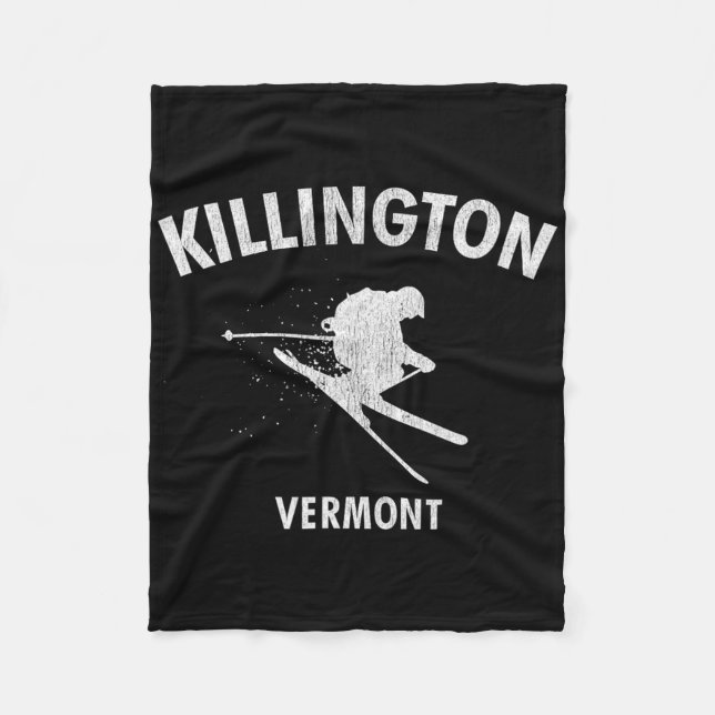 Couverture Polaire Killington Ski Tee Vermont Ski (Devant)