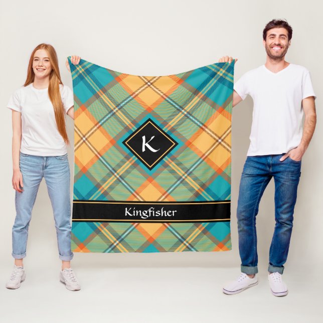 Couverture Polaire Kingfisher Tartan Fleece Blanket (En situation)