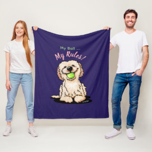 Couverture Polaire KiniArt Goldendoodle MON BALL
