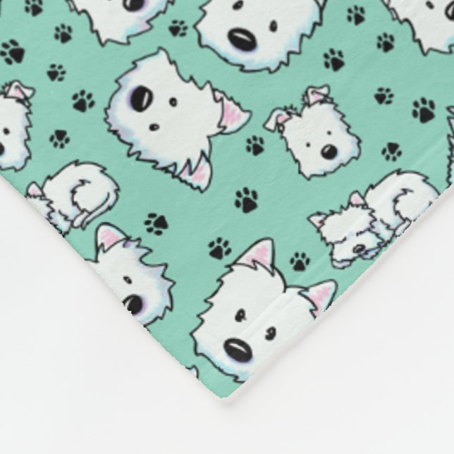 Couverture Polaire KiniArt Westie Lover (Coin)