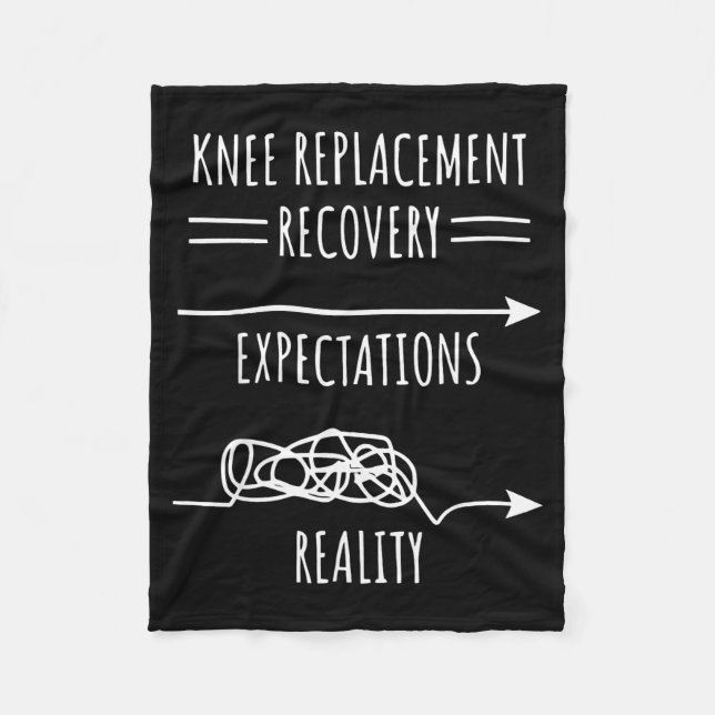 Couverture Polaire Knee Replacement Recovery Expectations Reality Sur (Devant)