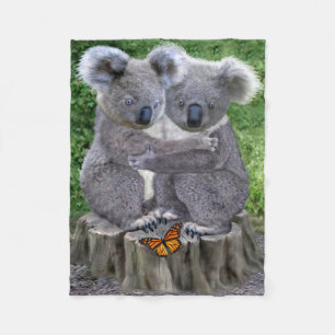 COUVERTURE POLAIRE KOALA HUGGIES DE BÉBÉ