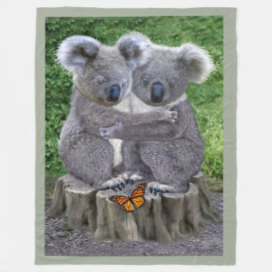 COUVERTURE POLAIRE KOALA HUGGIES DE BÉBÉ