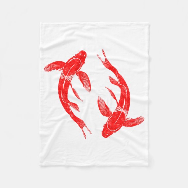 Couverture Polaire Koi Fish (Devant)